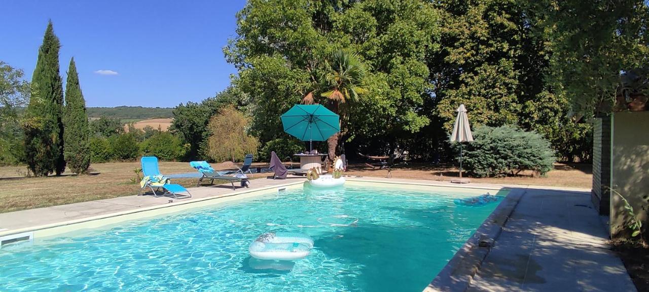 Domaine Les Garrigues Bed & Breakfast Puygaillard-de-Quercy Eksteriør bilde
